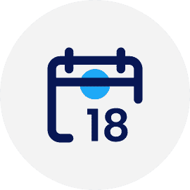 El 18 de cada mes 