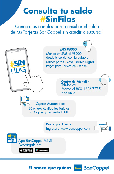 Sin filas bancoppel Clearance